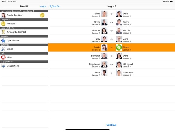 Dice 50 screenshot