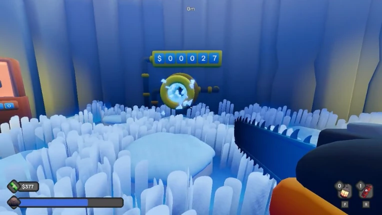 Digging A Hole In Ice With A Chainsaw screenshot