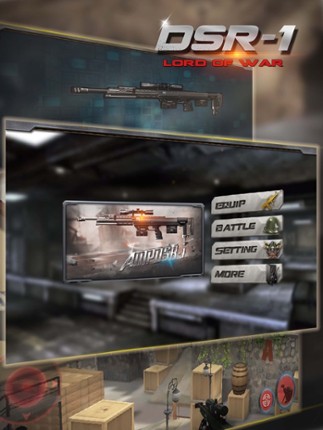 DSR-1 the AMP Sniper Rifle Builder, Simulator, Trivia Shooting Game for Free by ROFLPlay Image