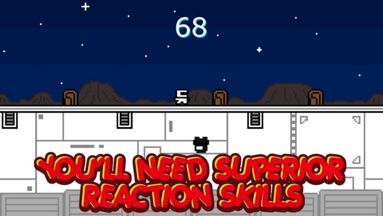 Galaxy Boy Black &amp; White - 8 Bit Spaceman Bouncy Fever Image