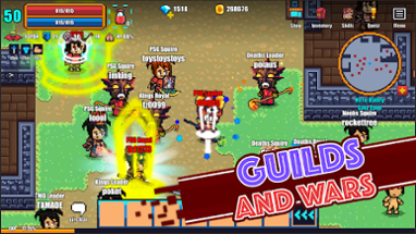 Pixel Knights Online 2D MMORPG Image