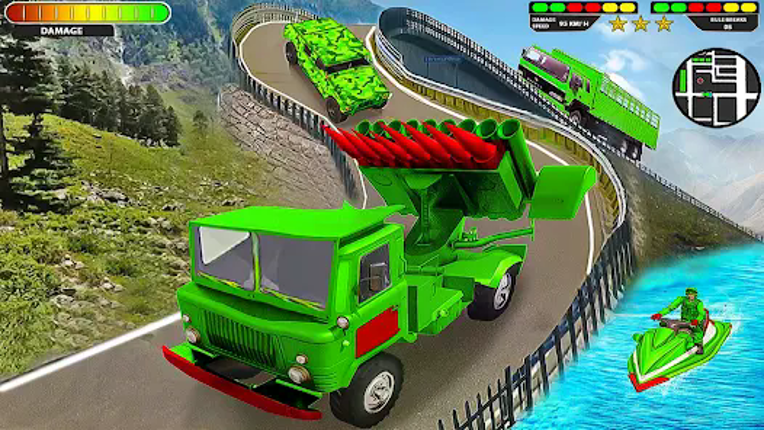Army Vehicle Transport Game screenshot