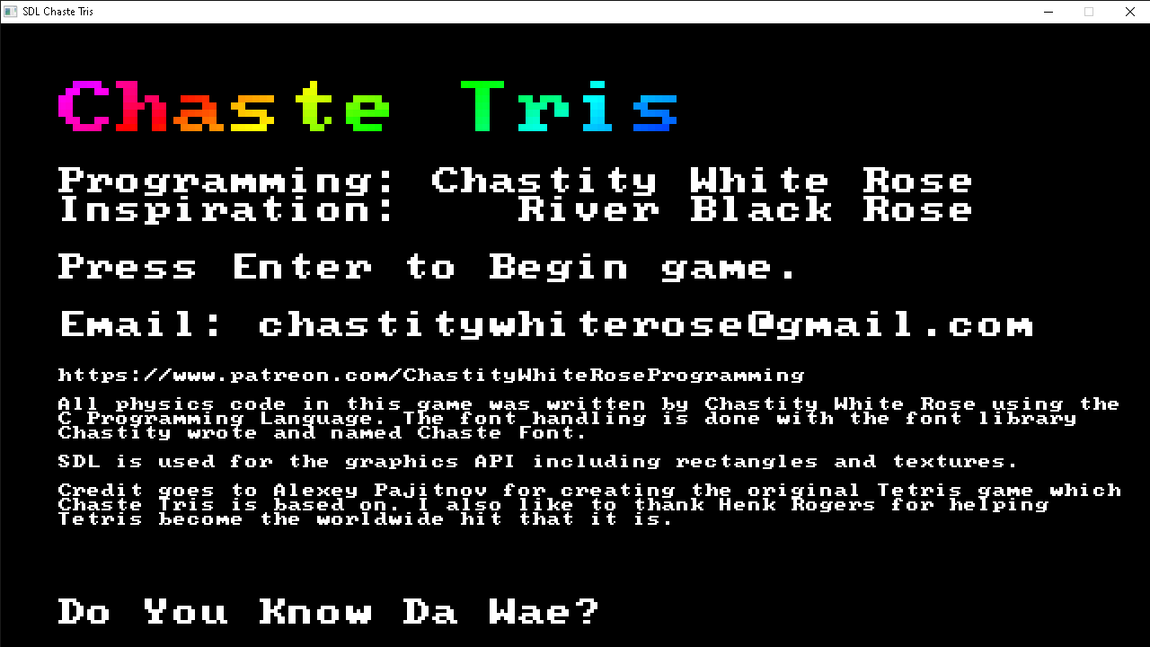 Games like Chaste Tris 2