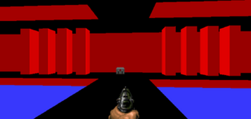 Red and Black - Hall of Tortured Souls inspired doom map. Image