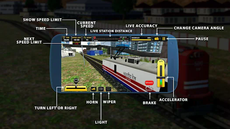 Indian Express Train Simulator screenshot