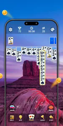 Spider Solitaire, Large Cards Image