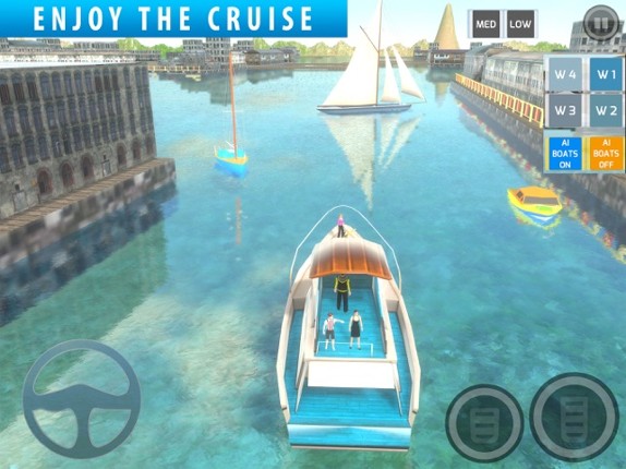 Jet Boat Sim Cruise Ship Swift screenshot
