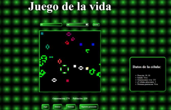 Juego de la Vida screenshot