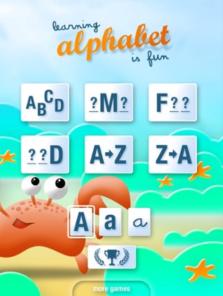 Learning alphabet is fun screenshot