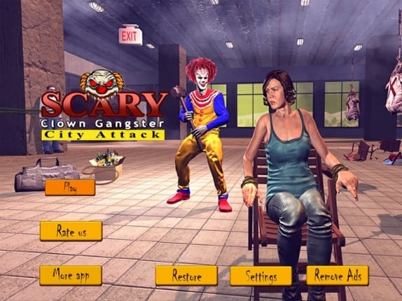 Scary Clown Gangster Attack screenshot