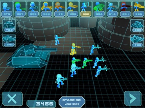 Stickman Simulator: Neon Tanks screenshot