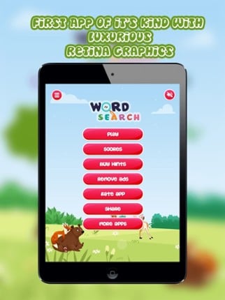 Word Search Animal Puzzle screenshot