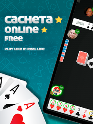 Cacheta Gin Rummy Online screenshot
