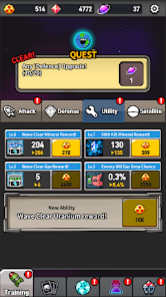 Earth Defense : Idle RPG screenshot