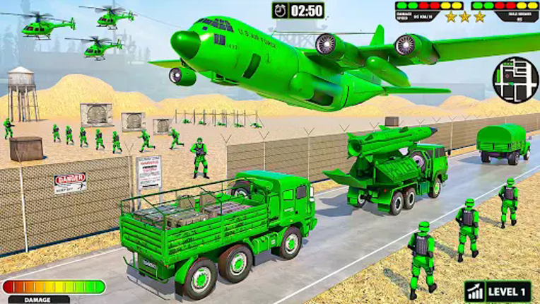 Army Vehicle Transport Game screenshot