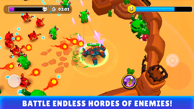 Robot Survivor 3D : Remastered screenshot