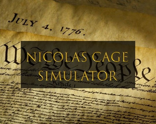 Nicolas Cage Simulator Game Cover