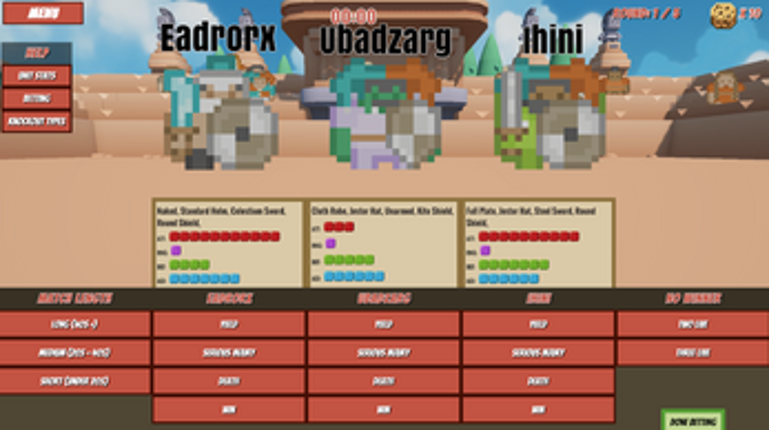 Gladiatorial Biscuit Betting Simulator Image