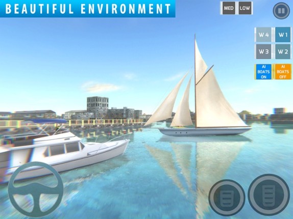 Jet Boat Sim Cruise Ship Swift screenshot