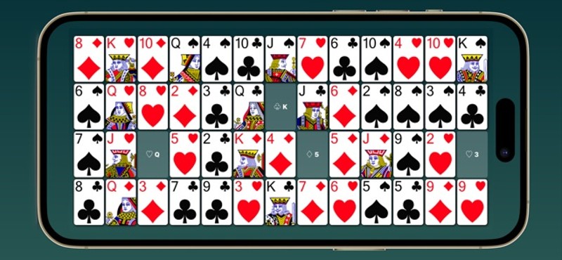 Montana (Gaps) Solitaire screenshot