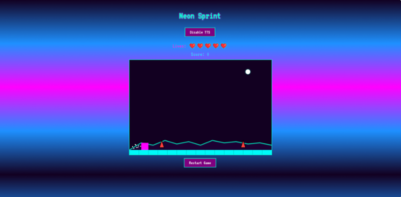 Neon Sprint Endless Runner Image