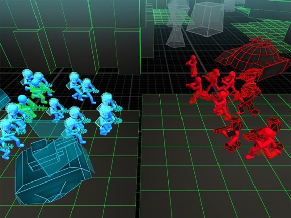Stickman Simulator: Neon Tanks screenshot