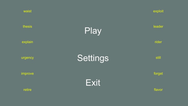 Word Typing Game Image