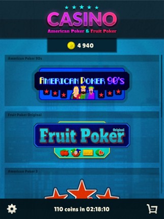 American Poker 90's Casino screenshot