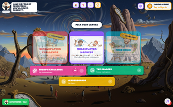 Artbitrator - AI-Judged Multiplayer Drawing Duels (Beta) screenshot