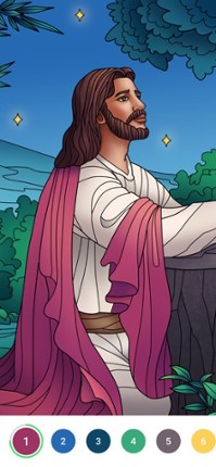 Bible Color - Paint by Number screenshot
