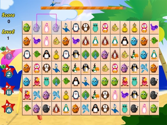 Bird Beach - memo brain to match same classic pet cards screenshot