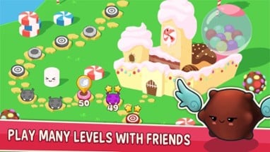 Candy World Quest: Donut Toss Challenge Image