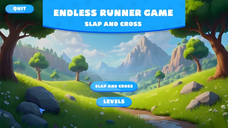 Endless Runner Game - Slap and Cross screenshot