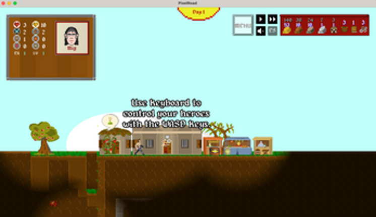 Fantasy Pixel Road Caravans Image