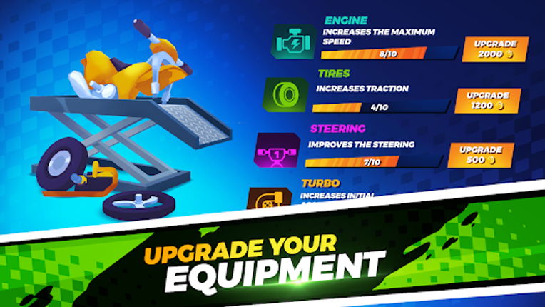 Speedway Heros:Star Bike Games screenshot