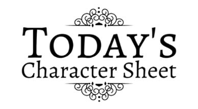 Today's Character Sheet Image