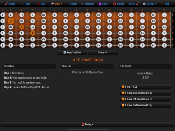 Guitarist's Reference screenshot