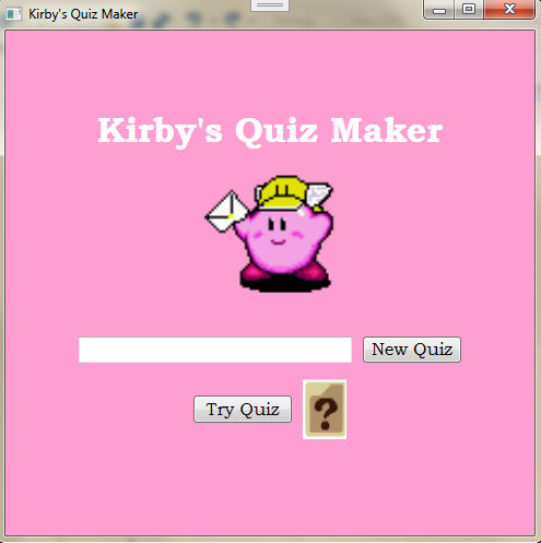 Games like Kirby's Quiz Maker