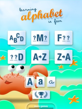 Learning alphabet is fun screenshot