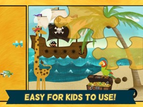 Pirate Preschool Puzzle - Fun Toddler Games Image