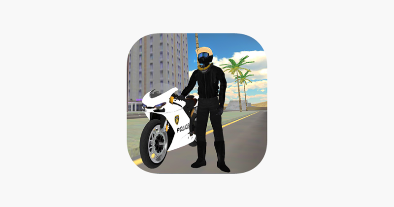 Police Motor-Bike City Simulator 2 Game Cover