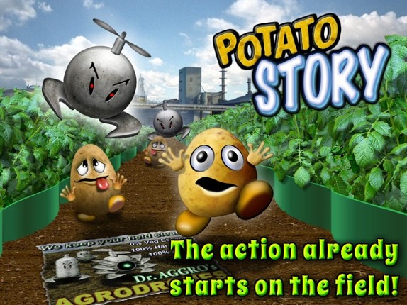 POTATO STORY - action runner fun game screenshot