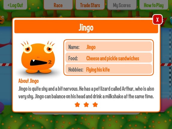 Squeebles Maths Race screenshot