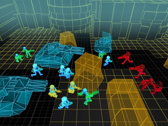 Stickman Simulator: Neon Tanks Image