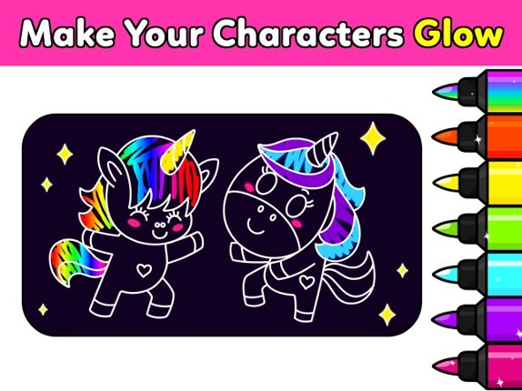 Unicorn Coloring Club Games Image