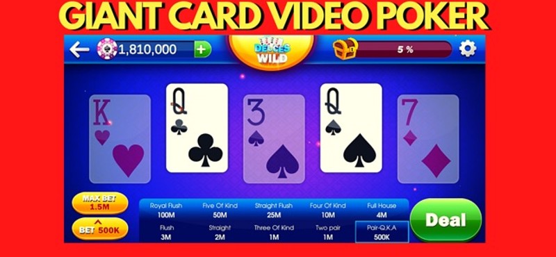 Video Poker Bonus Games Image