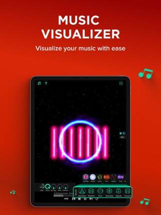 Vythm VJ - Music Visualizer DJ screenshot