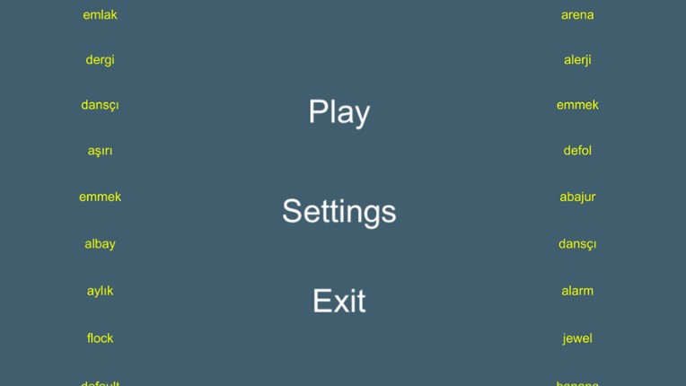 Word Typing Game screenshot