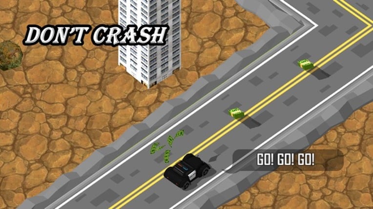 3D Zig-Zag Crazy Car - Moto Mad Police Car with Maze Road Run screenshot