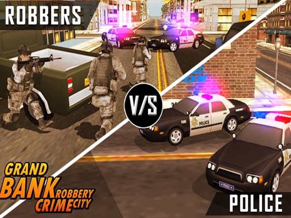 Bank Robbery - crime city police shooting 3D free Image